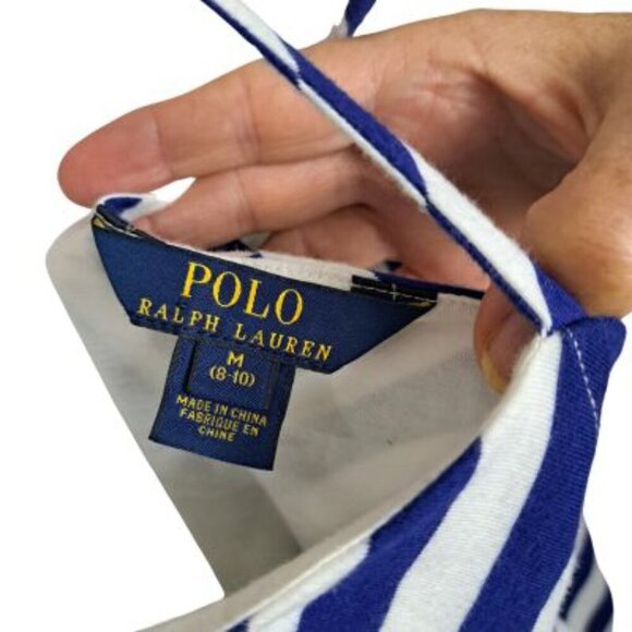 Polo by Ralph Lauren Blue and White Maxi Dress - Picture 5 of 8